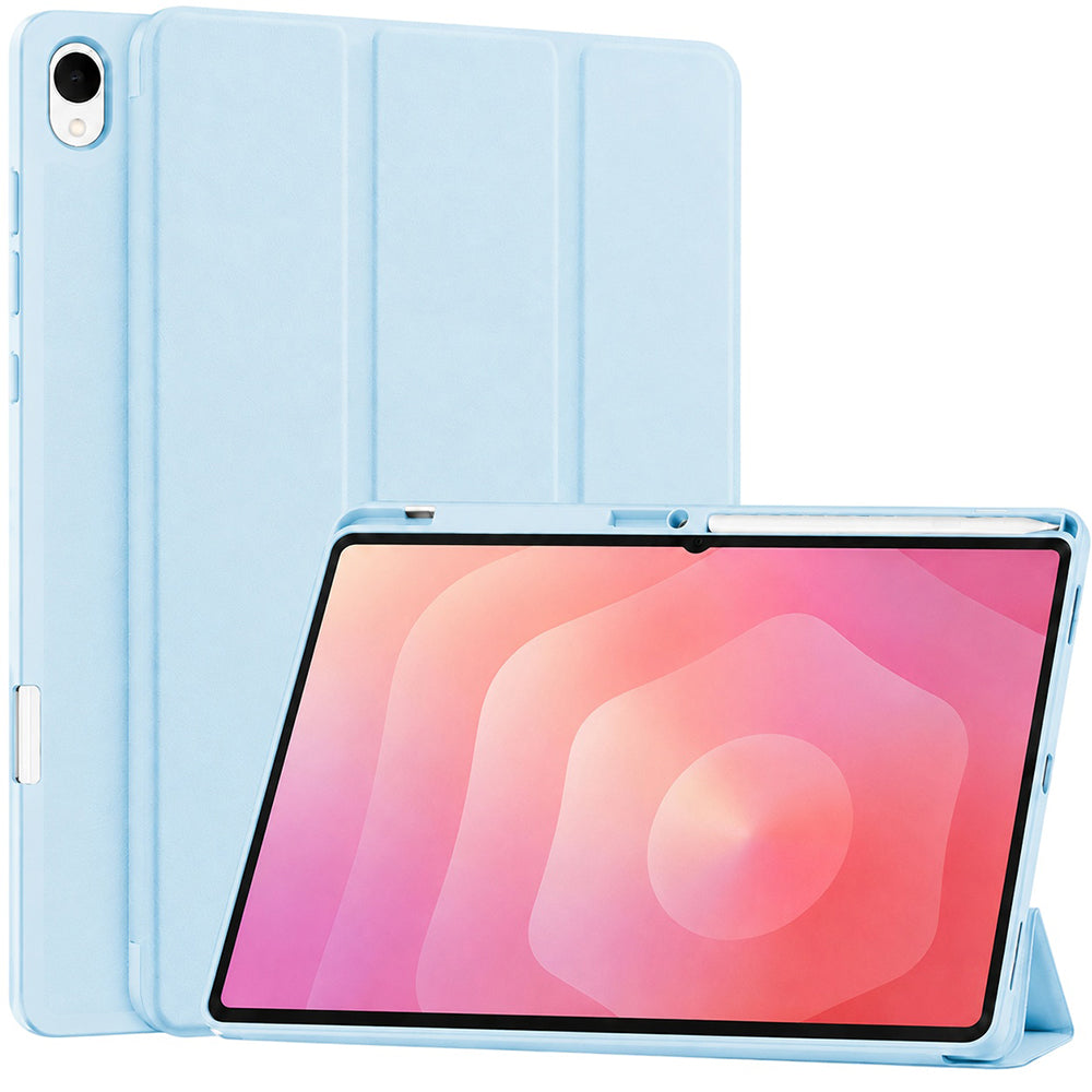 Suojakuori Samsung Galaxy Tab S12 Plus -tabletille, Techsuit, Flex Trifold, Sininen