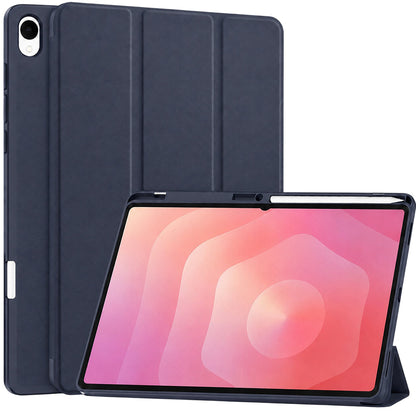 Suojakuori Samsung Galaxy Tab S12 Plus -tabletille, Techsuit, Flex Trifold, Tummansininen