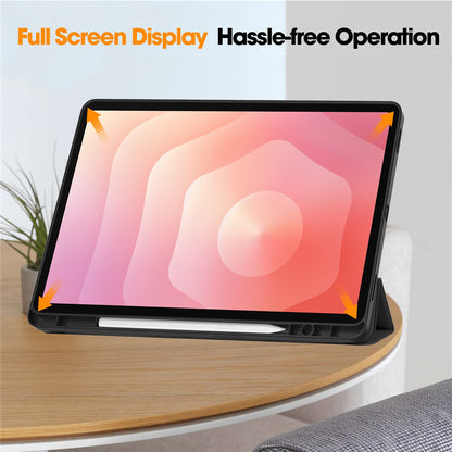 Suojakuori Samsung Galaxy Tab S12 Plus -tabletille, Techsuit, Flex Trifold, Tummansininen