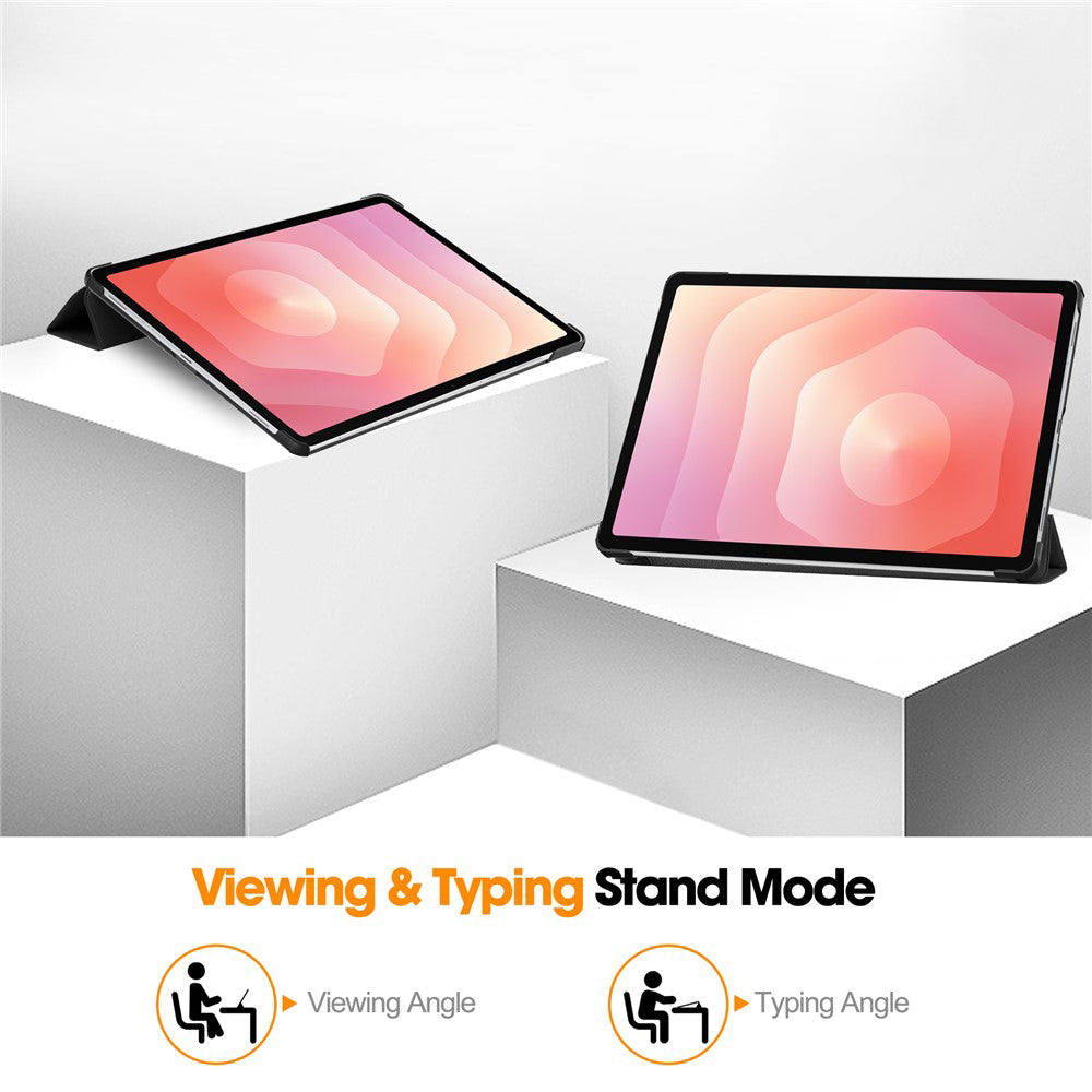 Kuori Samsung Galaxy Tab S12 Plus -tabletille, Techsuit, FoldPro, Vaaleanpunakultainen