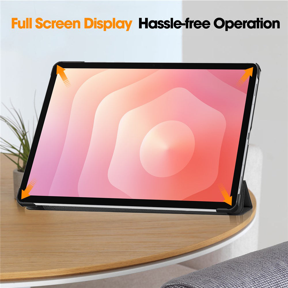Kuori Samsung Galaxy Tab S12 Plus -tabletille, Techsuit, FoldPro, Vaaleanpunakultainen