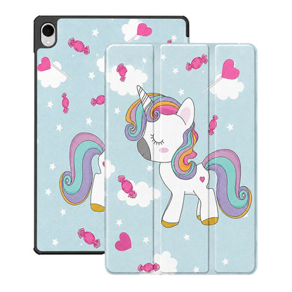Kuori Samsung Galaxy Tab S12 Plusille, Techsuit, FoldPro Unicorn, Monivärinen