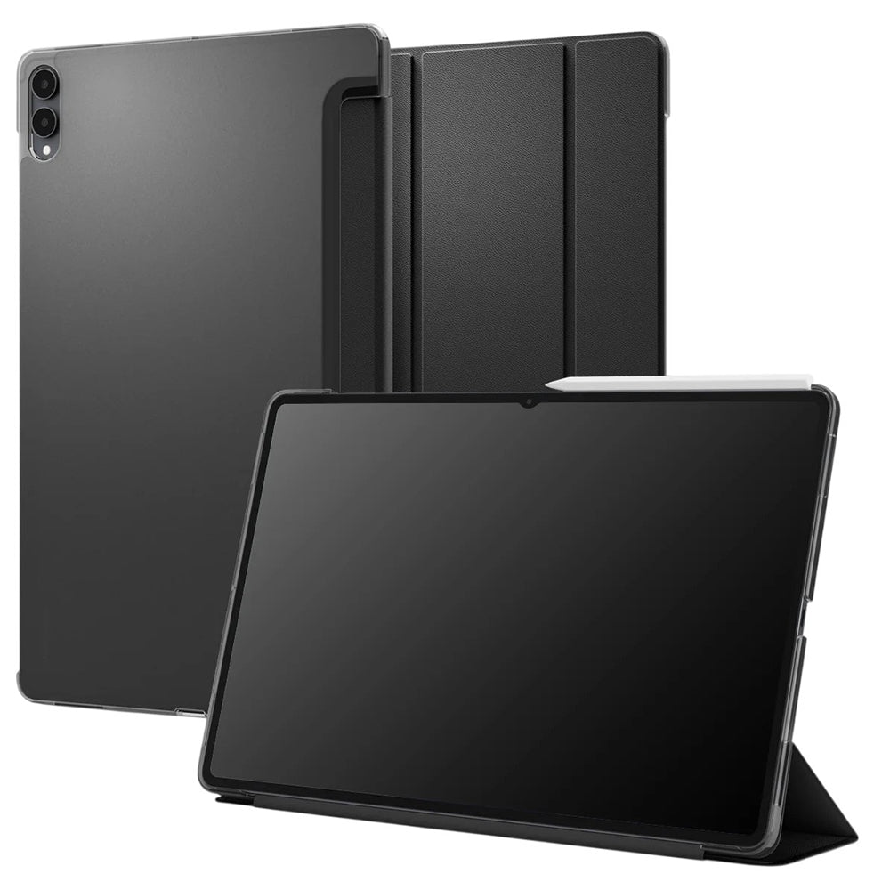 Suojakuori Samsung Galaxy Tab S12 Ultra / Tab S11 Ultra -tabletille, Spigen Liquid Air Folio, musta ACS11821