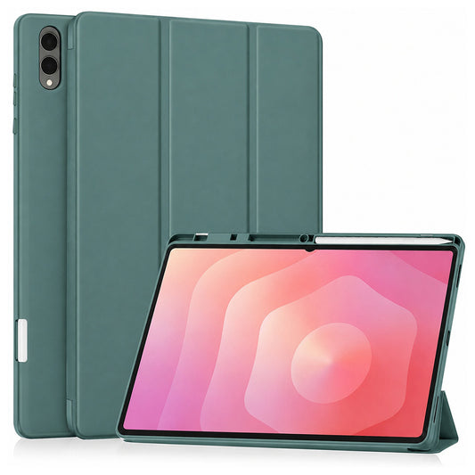 Suojakuori Samsung Galaxy Tab S12 Ultra / Tab S11 Ultra, Techsuit, Flex Trifold, Vihreä