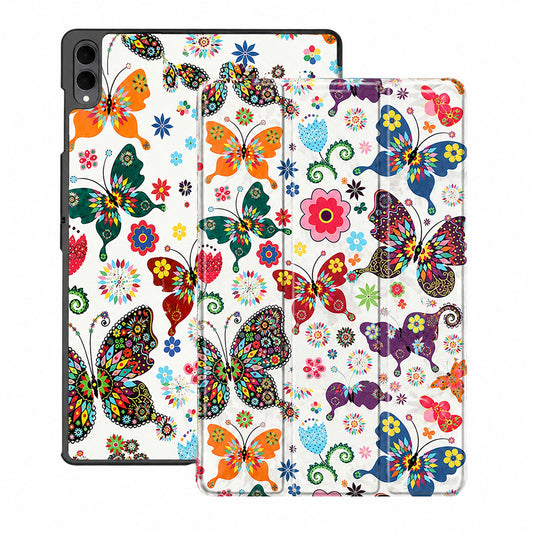 Kuori Samsung Galaxy Tab S12 Ultra / Tab S11 Ultra, Techsuit, FoldPro Butterfly, Monivärinen