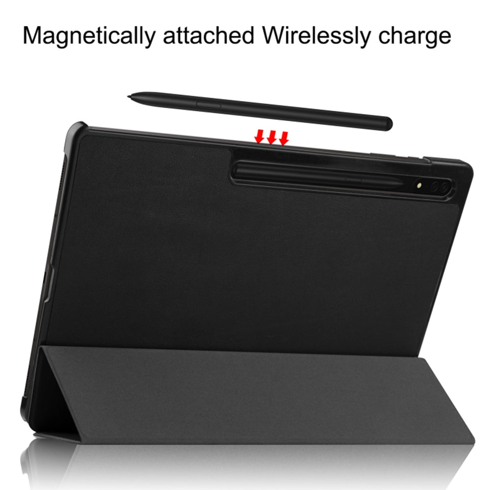 Kuori Samsung Galaxy Tab S8 Ultra -tabletille, Techsuit, FoldPro, Musta