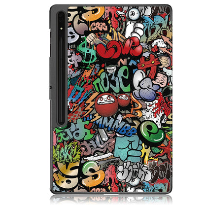 Kuori Samsung Galaxy Tab S8 Ultra -tabletille, Techsuit, FoldPro Urban Vibe, Monivärinen