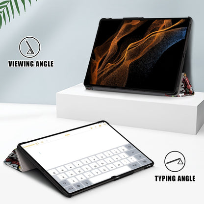Kuori Samsung Galaxy Tab S8 Ultra -tabletille, Techsuit, FoldPro Urban Vibe, Monivärinen