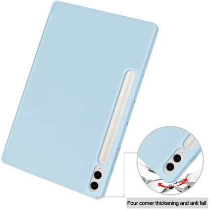 Kuori Samsung Galaxy Tab S9 FE+:lle, Techsuit, Flex Trifold, Sininen