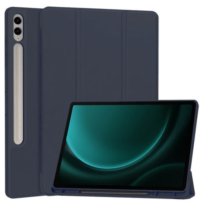 Kuori Samsung Galaxy Tab S9 FE+:lle, Techsuit, Flex Trifold, Laivastonsininen