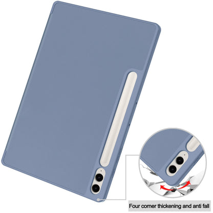 Kuori Samsung Galaxy Tab S9 FE+:lle, Techsuit, Flex Trifold, Laivastonsininen