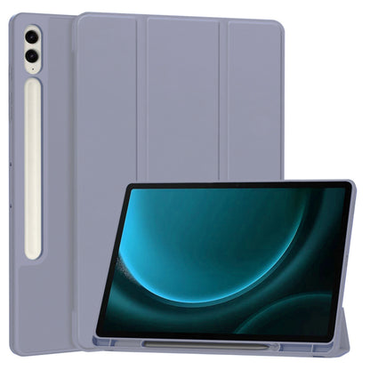 Suojakuori Samsung Galaxy Tab S9 FE+:lle, Techsuit, Flex Trifold, Violetti