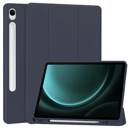 Suojakuori Samsung Galaxy Tab S9 FE / Tab S9 / Tab S10 FE:lle, Techsuit, Flex Trifold, Laivastonsininen