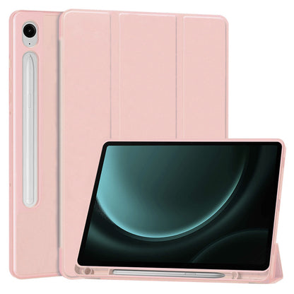 Suojakuori Samsung Galaxy Tab S9 FE / Tab S9 / Tab S10 FE:lle, Techsuit, Flex Trifold, vaaleanpunainen