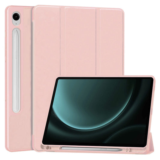 Suojakuori Samsung Galaxy Tab S9 FE / Tab S9 / Tab S10 FE:lle, Techsuit, Flex Trifold, vaaleanpunainen