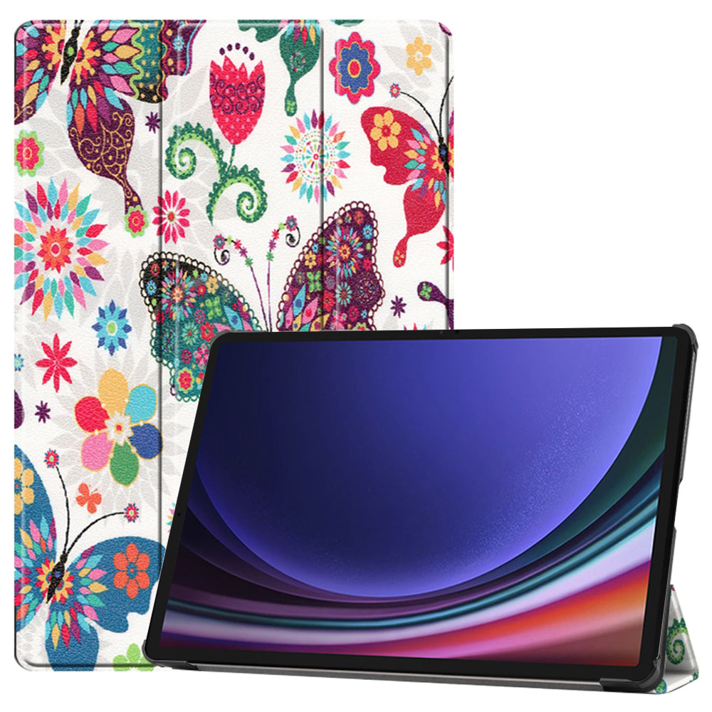 Kuori Samsung Galaxy Tab S9 FE / Tab S9 / Tab S10 FE:lle, Techsuit, FoldPro Butterfly, Monivärinen