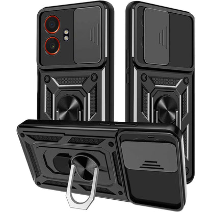 Kuori Samsung Galaxy XCover7 Pro:lle, Techsuit, CamShield, Musta