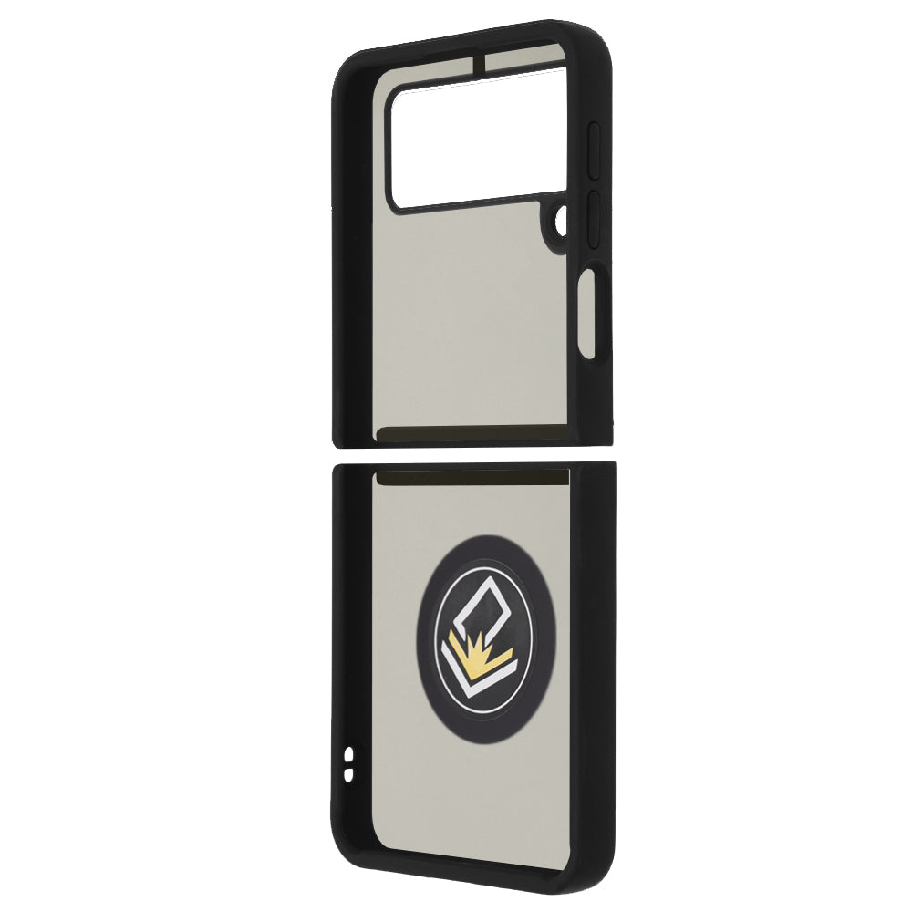 Kuori Samsung Galaxy Z Flip3 5G F711:lle, Techsuit, Glinth, Musta