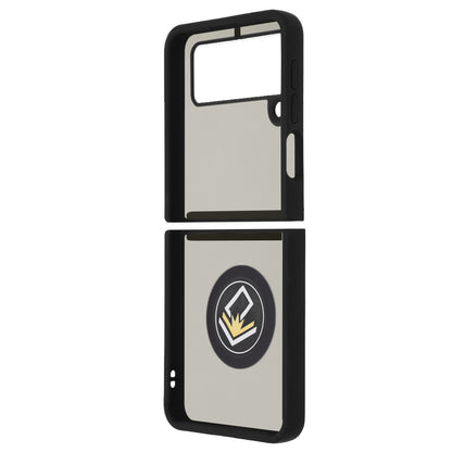 Kuori Samsung Galaxy Z Flip3 5G F711:lle, Techsuit, Glinth, Musta