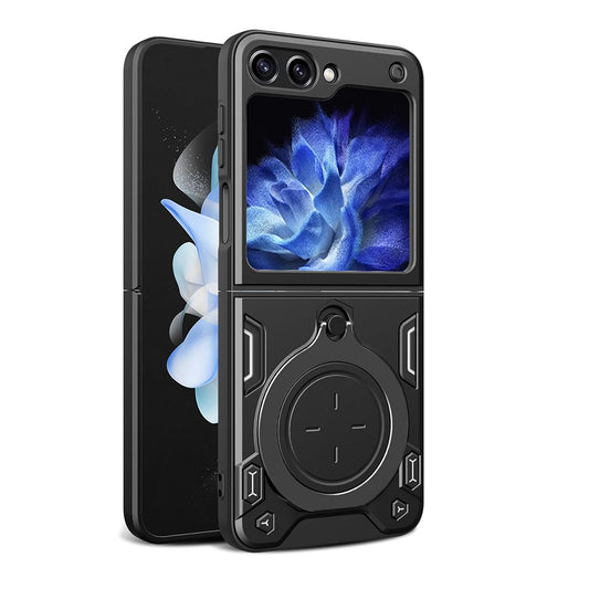 Case for Samsung Galaxy Z Flip5 F731, Techsuit, CamGuard Pro, Black
