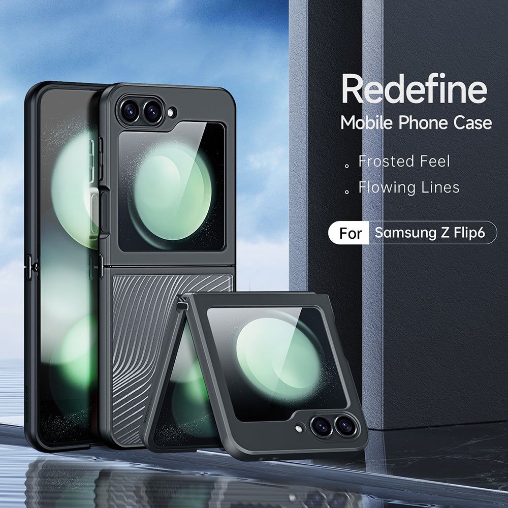 Kuori Samsung Galaxy Z Flip6 F741:lle, DUX DUCIS, Aimo, Musta