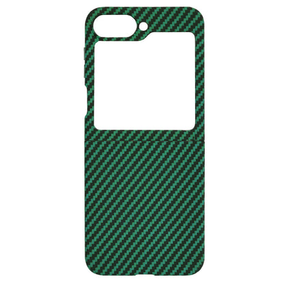 Case for Samsung Galaxy Z Flip7 FE F761 / Z Flip6 F741, Techsuit, Carbonite FiberShell, Green