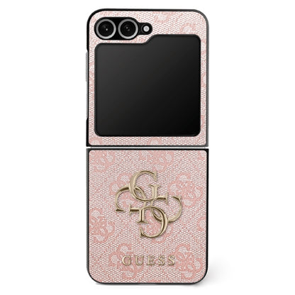Suojakotelo Samsung Galaxy Z Flip7 F766, Guess, 4G Metal Logo, Pinkki