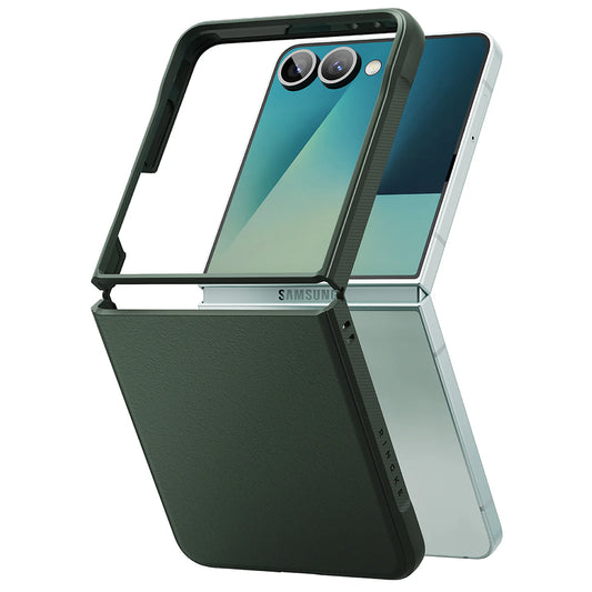 Kuori Samsung Galaxy Z Flip7 F766:lle, Ringke, Onyx, Tummanvihreä