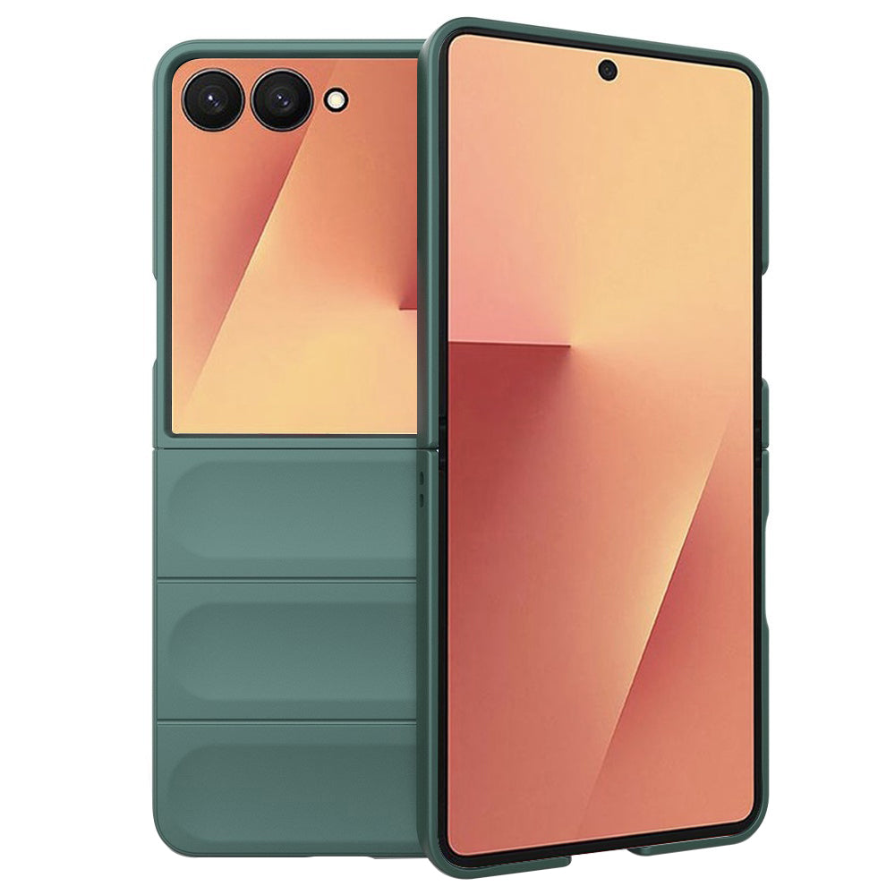 Kuori Samsung Galaxy Z Flip7 F766:lle, Techsuit, Magic Shield, Vihreä