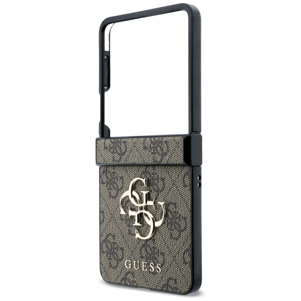 Kuori Samsung Galaxy Z Flip8 F776:lle, Guess, 4G Big Logo, Ruskea