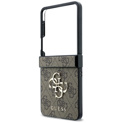 Kuori Samsung Galaxy Z Flip8 F776:lle, Guess, 4G Big Logo, Ruskea