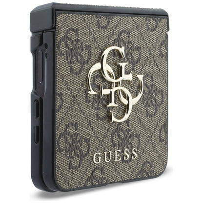 Kuori Samsung Galaxy Z Flip8 F776:lle, Guess, 4G Big Logo, Ruskea