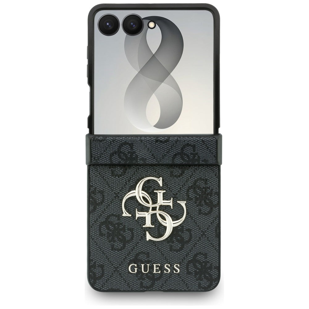 Kuori Samsung Galaxy Z Flip8 F776:lle, Guess, 4G Big Logo, Musta