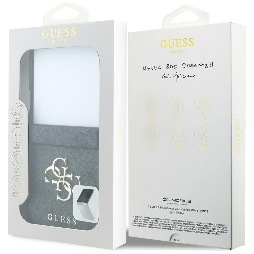 Kuori Samsung Galaxy Z Flip8 F776:lle, Guess, 4G Big Logo, Musta