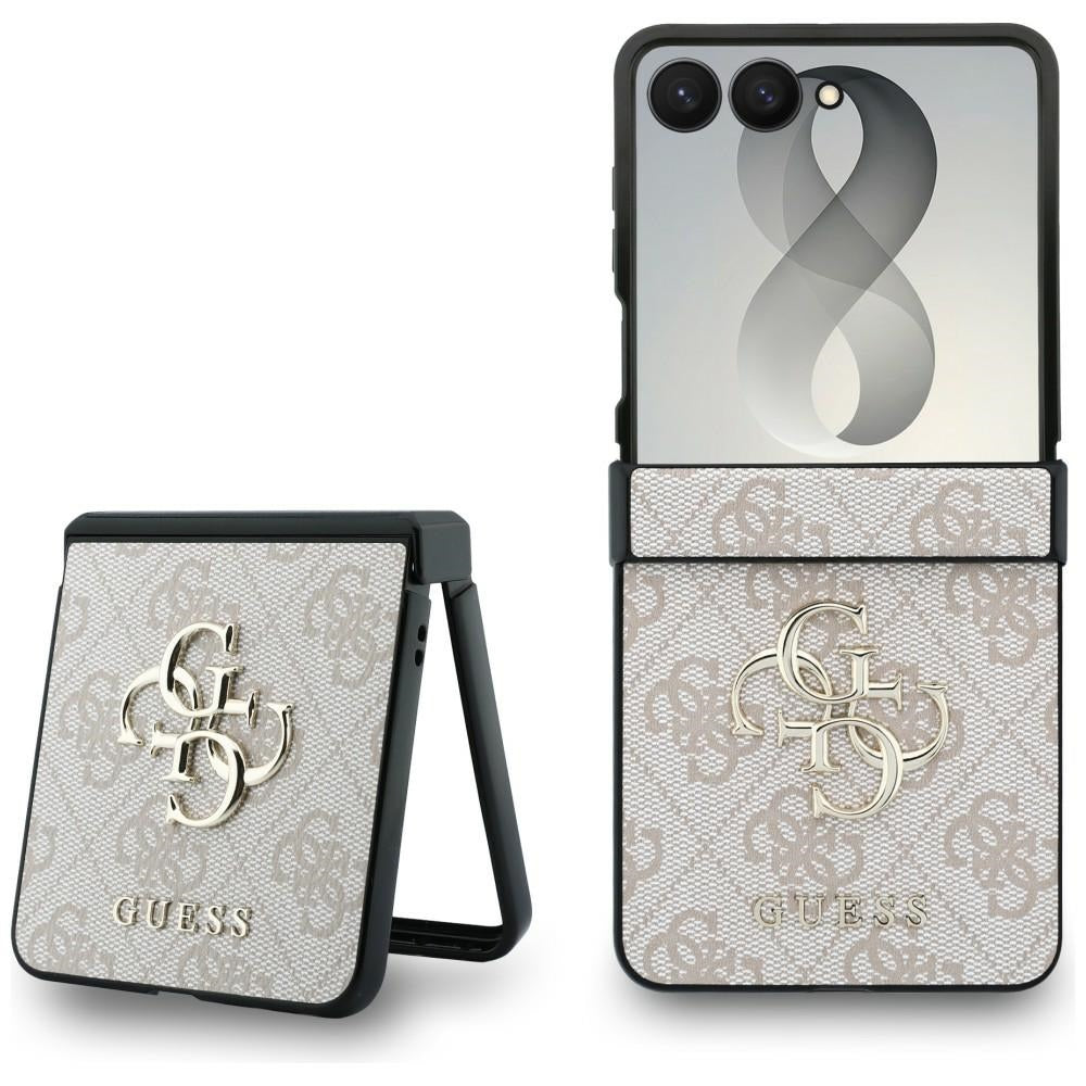 Kuori Samsung Galaxy Z Flip8 F776:lle, Guess, 4G Big Logo, Vaaleanpunainen