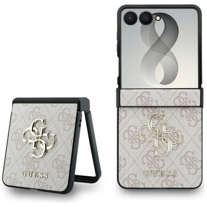 Kuori Samsung Galaxy Z Flip8 F776:lle, Guess, 4G Big Logo, Vaaleanpunainen