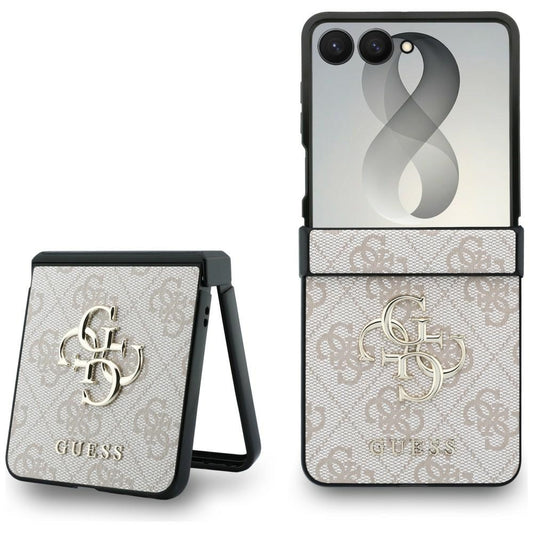Kuori Samsung Galaxy Z Flip8 F776:lle, Guess, 4G Big Logo, Vaaleanpunainen