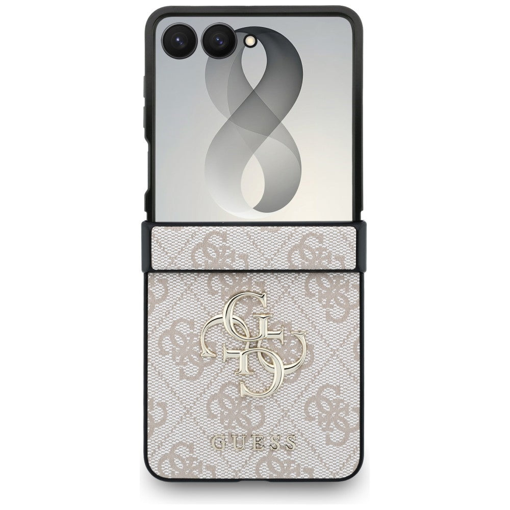 Kuori Samsung Galaxy Z Flip8 F776:lle, Guess, 4G Big Logo, Vaaleanpunainen