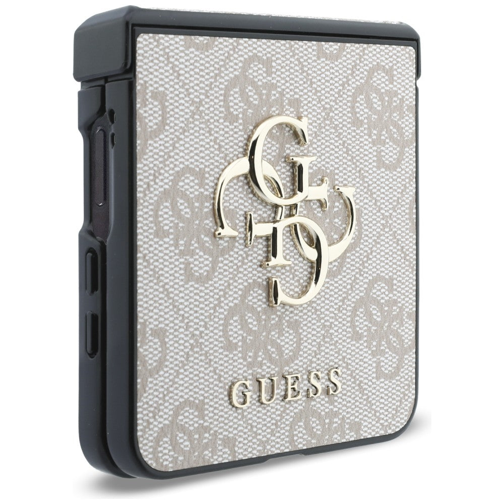 Kuori Samsung Galaxy Z Flip8 F776:lle, Guess, 4G Big Logo, Vaaleanpunainen
