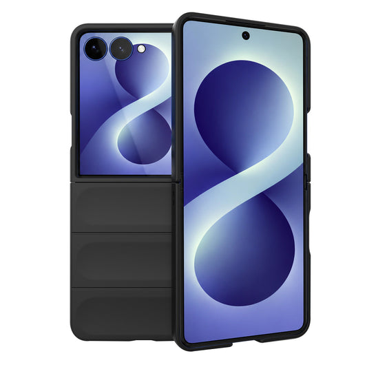 Kuori Samsung Galaxy Z Flip8 F776:lle, Techsuit, Magic Shield, Musta