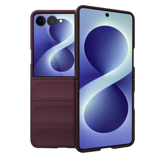 Kuori Samsung Galaxy Z Flip8 F776:lle, Techsuit, Magic Shield, Viininpunainen