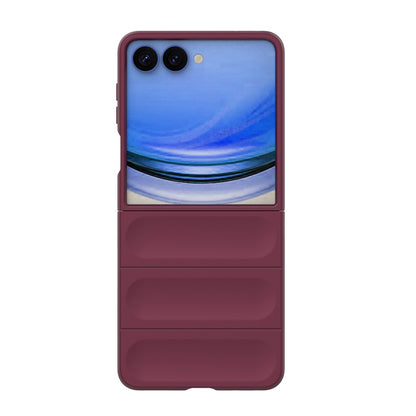 Kuori Samsung Galaxy Z Flip8 F776:lle, Techsuit, Magic Shield, Viininpunainen