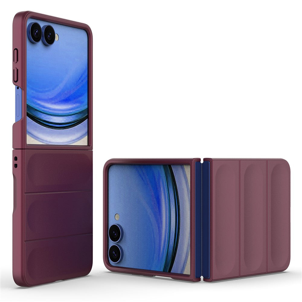 Kuori Samsung Galaxy Z Flip8 F776:lle, Techsuit, Magic Shield, Viininpunainen