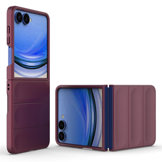 Kuori Samsung Galaxy Z Flip8 F776:lle, Techsuit, Magic Shield, Viininpunainen
