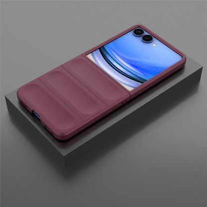 Kuori Samsung Galaxy Z Flip8 F776:lle, Techsuit, Magic Shield, Viininpunainen