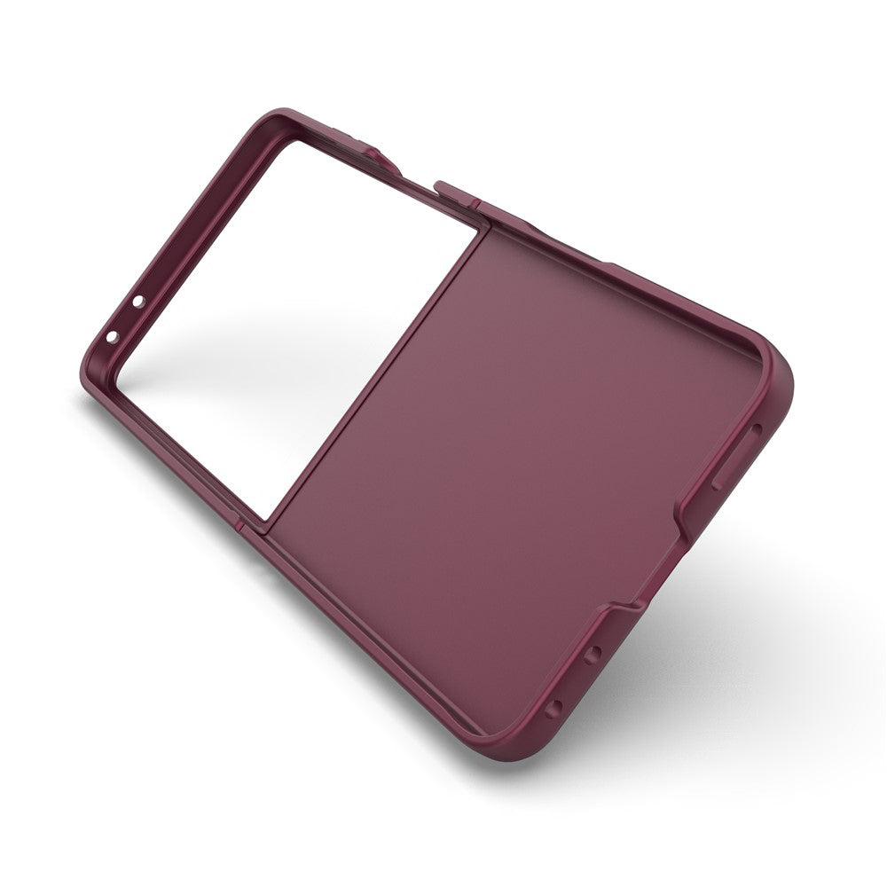 Kuori Samsung Galaxy Z Flip8 F776:lle, Techsuit, Magic Shield, Viininpunainen