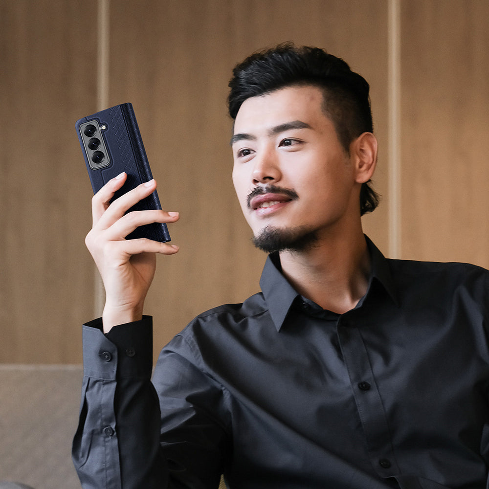 Kuori Samsung Galaxy Z Fold Specialille, DUX DUCIS, Bril, Sininen