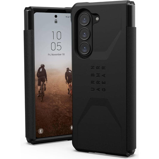 Kotelo Samsung Galaxy Z Fold5 F946:lle, Urban Armor Gear, Civilian, Musta