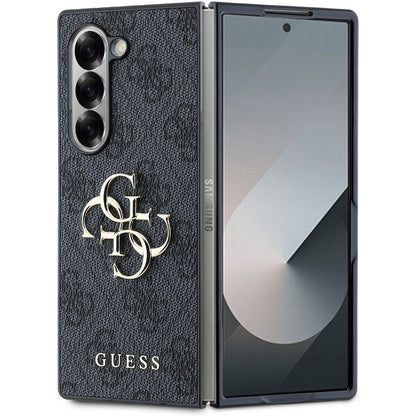 Kotelo Samsung Galaxy Z Fold6 F956:lle, Guess, 4G Metal Logo, Musta