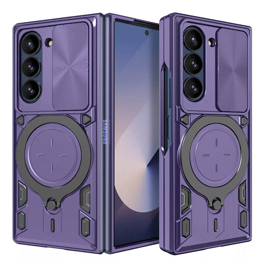 Kuori Samsung Galaxy Z Fold6 F956:lle, Techsuit, CamGuard Pro, Violetti